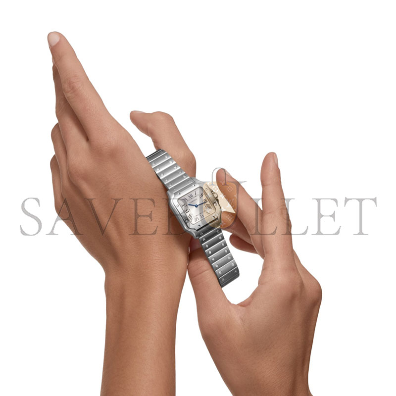 CARTIER SANTOS DE WATCH 27MM X 34.5MM REF. WSSA0082